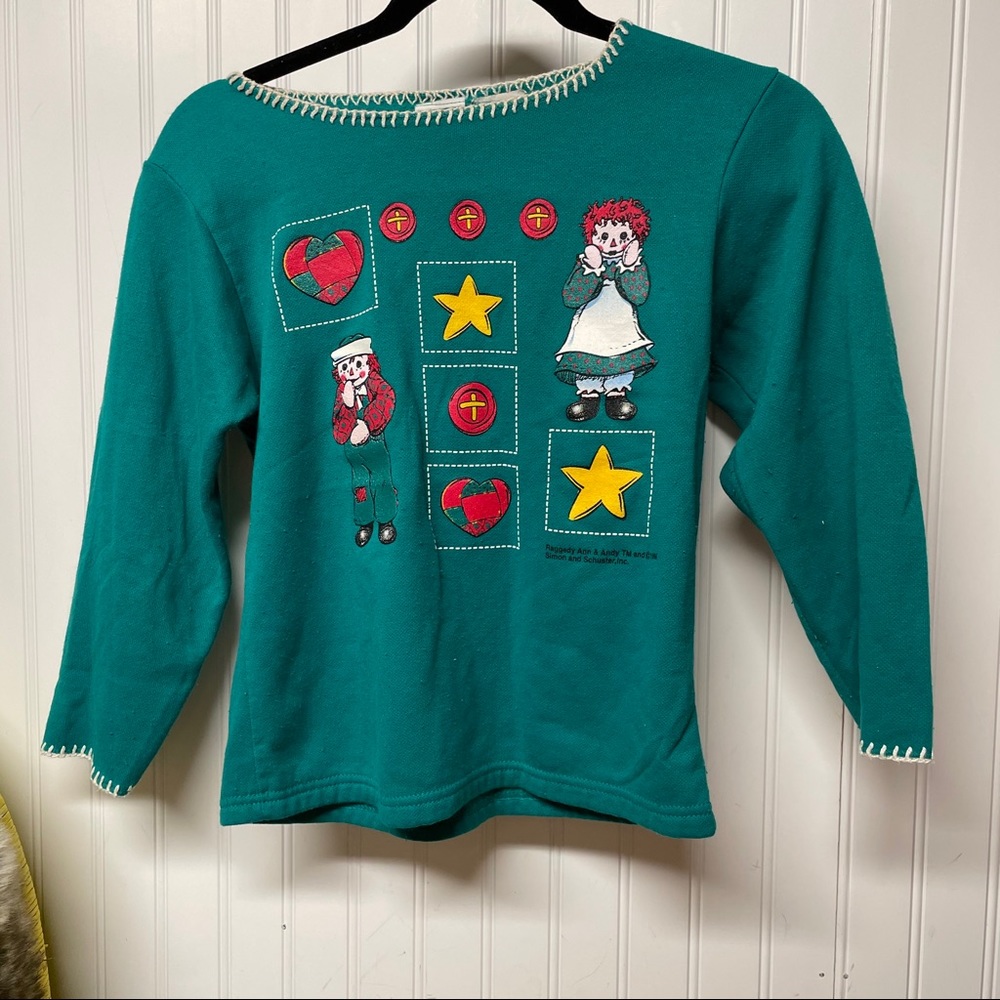 Vintage Snowden and Friends Raggedy Anne sweater